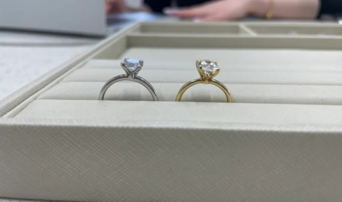 Lily Arkwright marquise lab diamond rings
